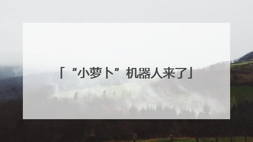 “小萝卜”机器人来了