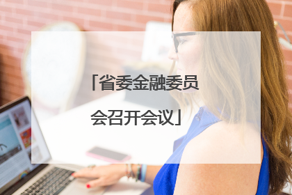 省委金融委员会召开会议