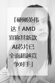 硬刚英伟达！AMD宣称其新款AI芯片已全面超越竞争对手