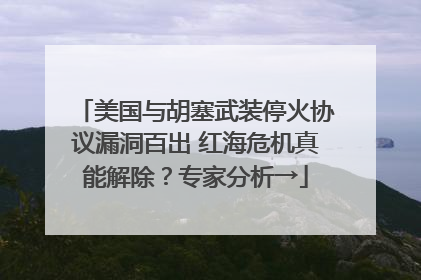 美国与胡塞武装停火协议漏洞百出 红海危机真能解除？专家分析→