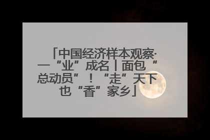 中国经济样本观察·一“业”成名丨面包“总动员”！“走”天下也“香”家乡
