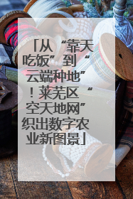从“靠天吃饭”到“云端种地”！莱芜区“空天地网”织出数字农业新图景