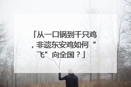 从一口锅到千只鸡，非遗东安鸡如何“飞”向全国？