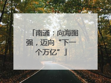 南通：向海图强，迈向“下一个万亿”