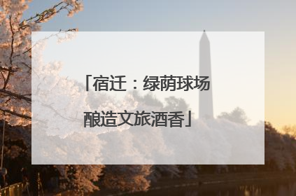 宿迁：绿荫球场酿造文旅酒香