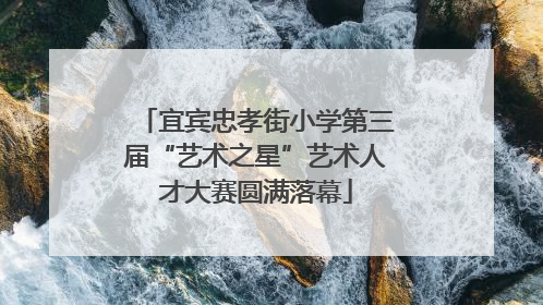 宜宾忠孝街小学第三届“艺术之星”艺术人才大赛圆满落幕