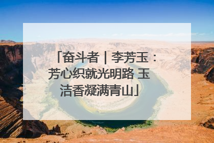 奋斗者｜李芳玉：芳心织就光明路 玉洁香凝满青山