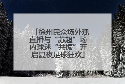 徐州民众场外观直播与“苏超”场内球迷“共振”开启夏夜足球狂欢