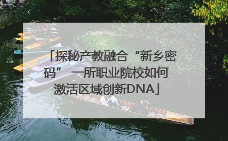 探秘产教融合“新乡密码” 一所职业院校如何激活区域创新DNA