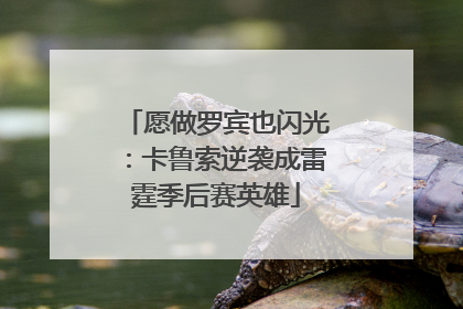 愿做罗宾也闪光：卡鲁索逆袭成雷霆季后赛英雄