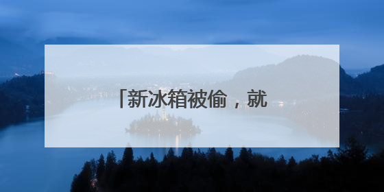 新冰箱被偷，就剩“俩门”？如此“生财”得拘！