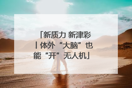 新质力 新津彩丨体外“大脑”也能“开”无人机
