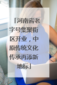 河南省老字号集聚街区开业，中原传统文化传承再添新地标
