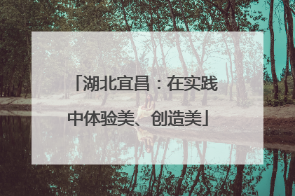 湖北宜昌：在实践中体验美、创造美
