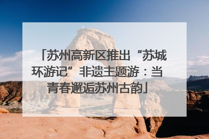 苏州高新区推出“苏城环游记”非遗主题游：当青春邂逅苏州古韵