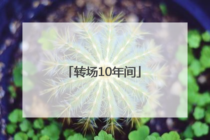 转场10年间