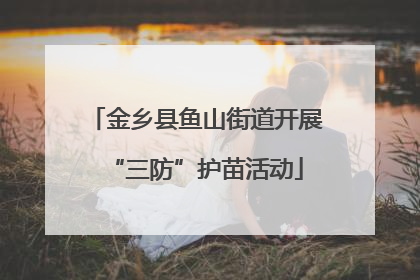 金乡县鱼山街道开展“三防”护苗活动
