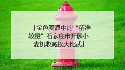 金色麦浪中的“精准较量”石家庄市开展小麦机收减损大比武