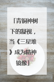 青铜神树下的凝视，当《三星堆》成为精神镜像