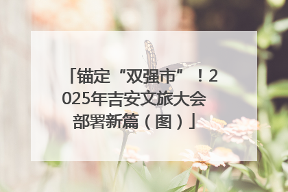锚定“双强市”！2025年吉安文旅大会部署新篇（图）