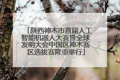 陕西神木市首届人工智能机器人大赛暨全球发明大会中国区神木赛区选拔赛隆重举行