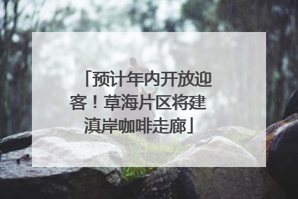 预计年内开放迎客！草海片区将建滇岸咖啡走廊