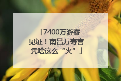 7400万游客见证！南昌万寿宫凭啥这么“火”