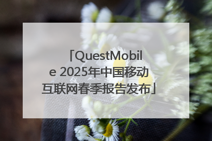 QuestMobile 2025年中国移动互联网春季报告发布